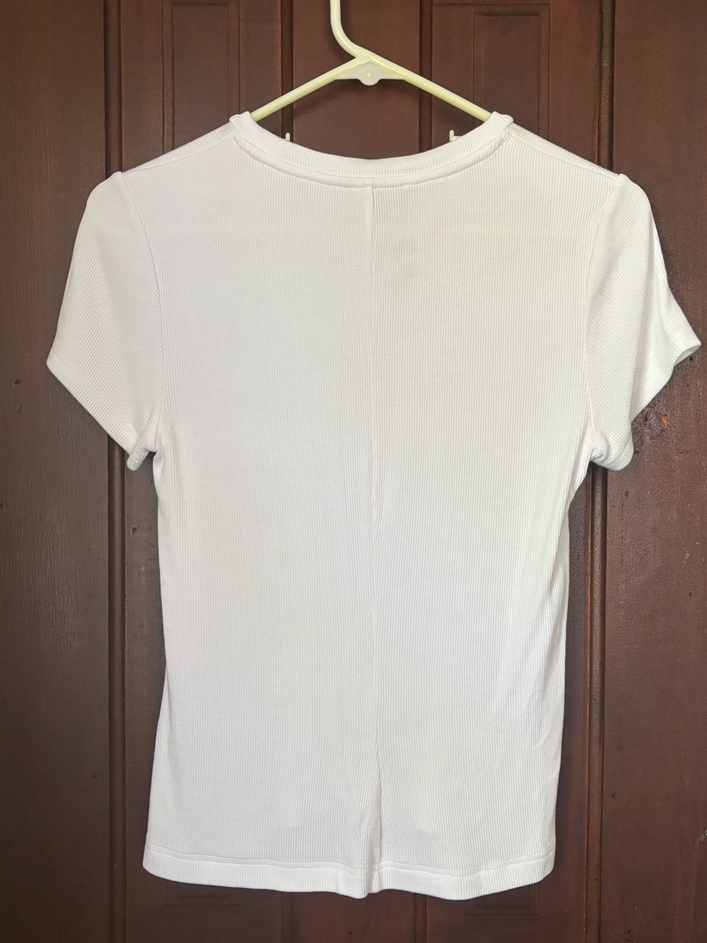 ME+EM White Ribbed Tee - Picture 4 of 4